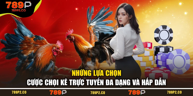 Những lựa chọn cược chọi kê trực tuyến đa dạng và hấp dẫn
